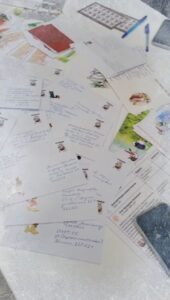 These letters will be sent to political prisoners.