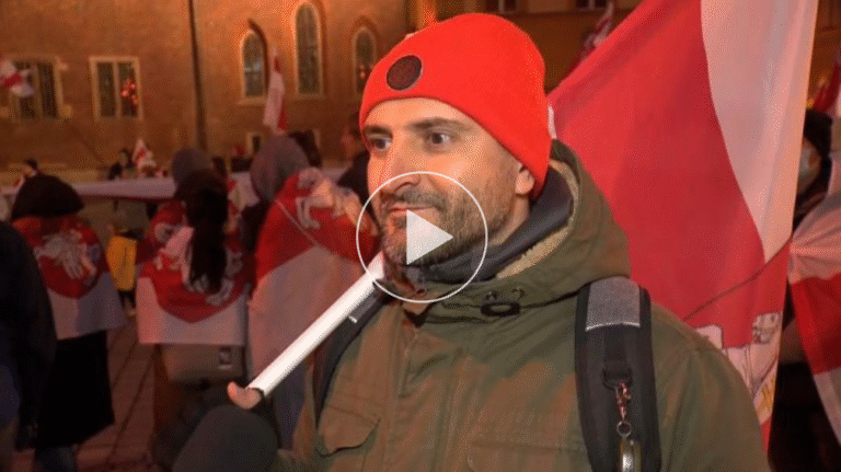 TVP3: пратэст беларусаў, якія жывуць у Польшчы 25 сакавіка
